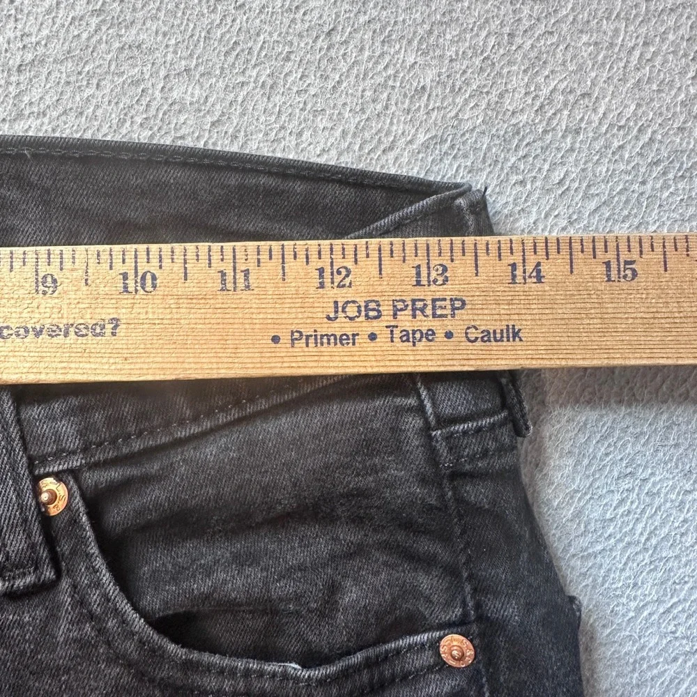 Levi's 501 Jeans Mens 28x34 Black Original Fit Button Fly Stretch Denim Pants